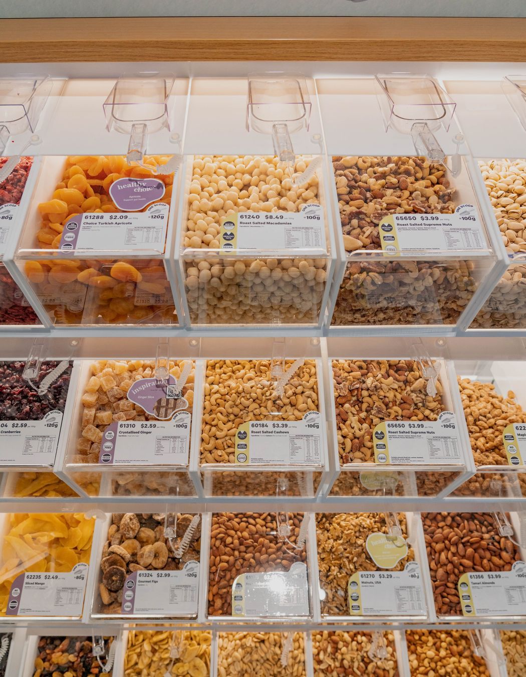 Acrylic Bulk Food Bins