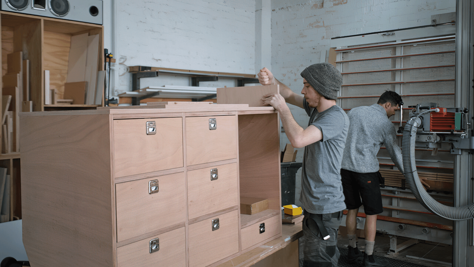 Marine fit-out banner