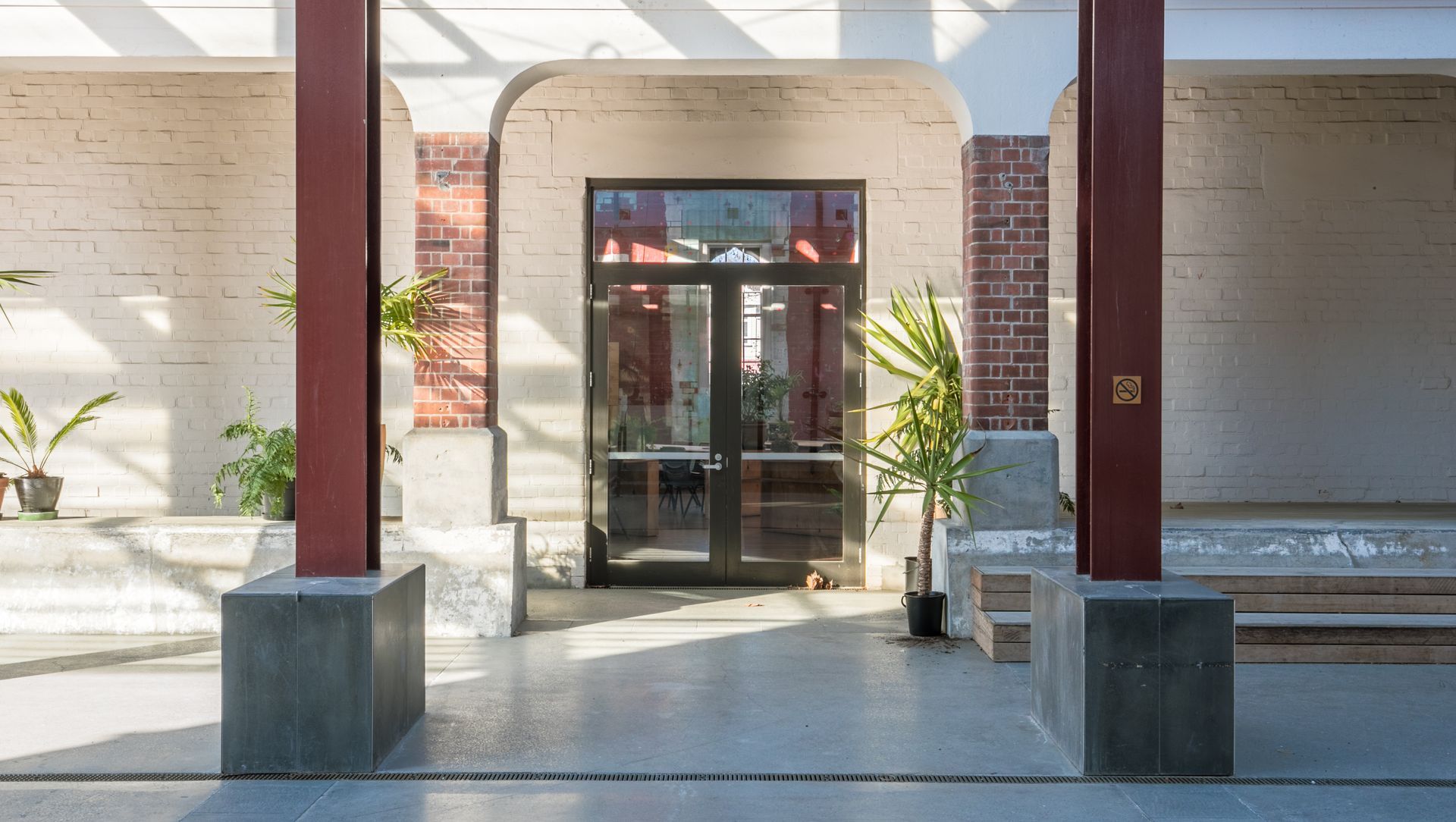 Arts Centre Doors banner