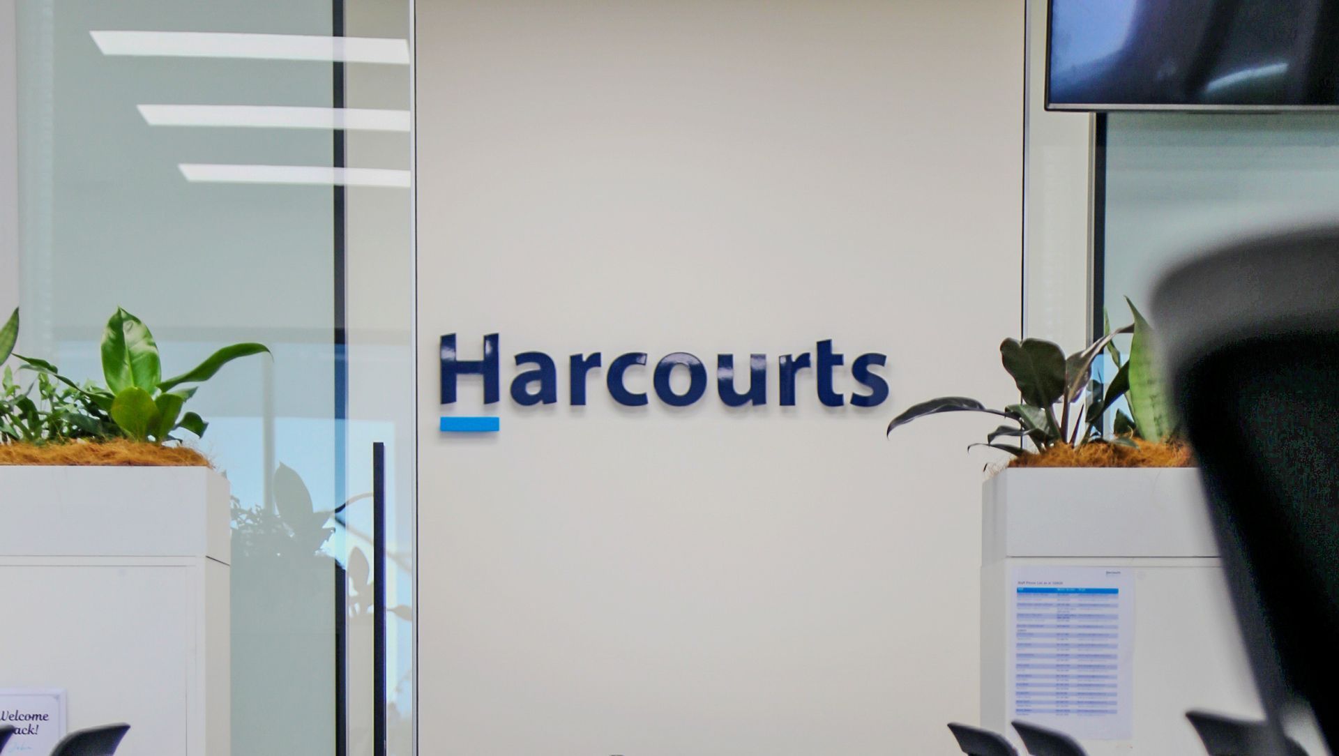 Harcourts Office Interiors banner