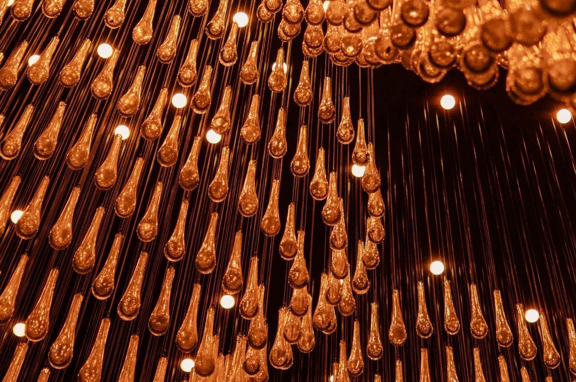 Custom lighting at Melrose Events, Melbourne