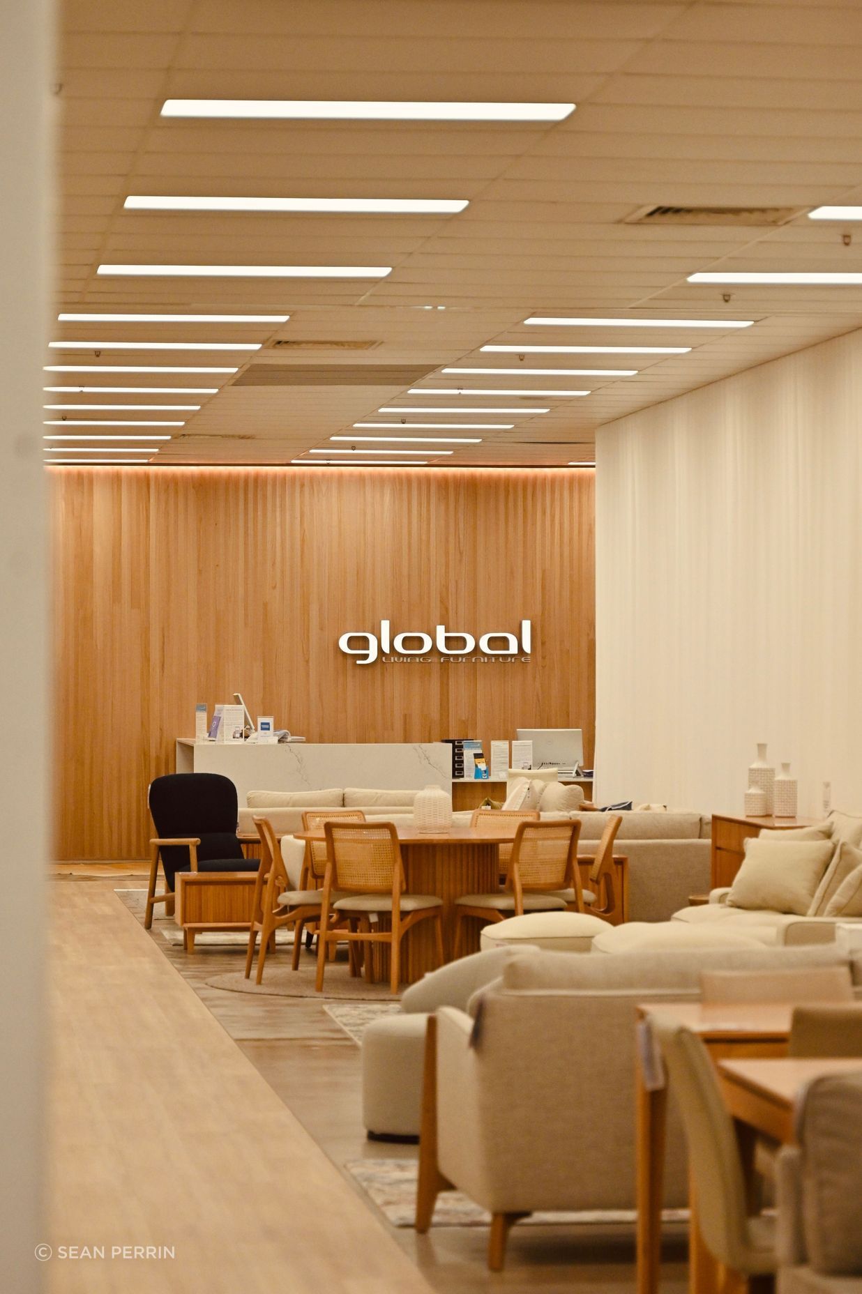 Global Living Furniture Maroochydore by Australian Timber Ceilings