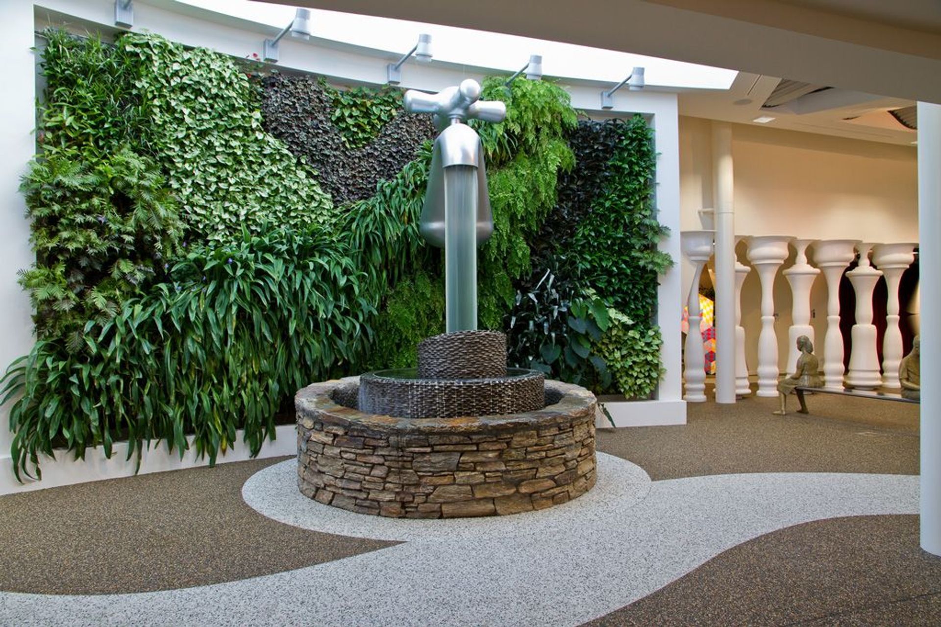 Puzzling World Green Wall