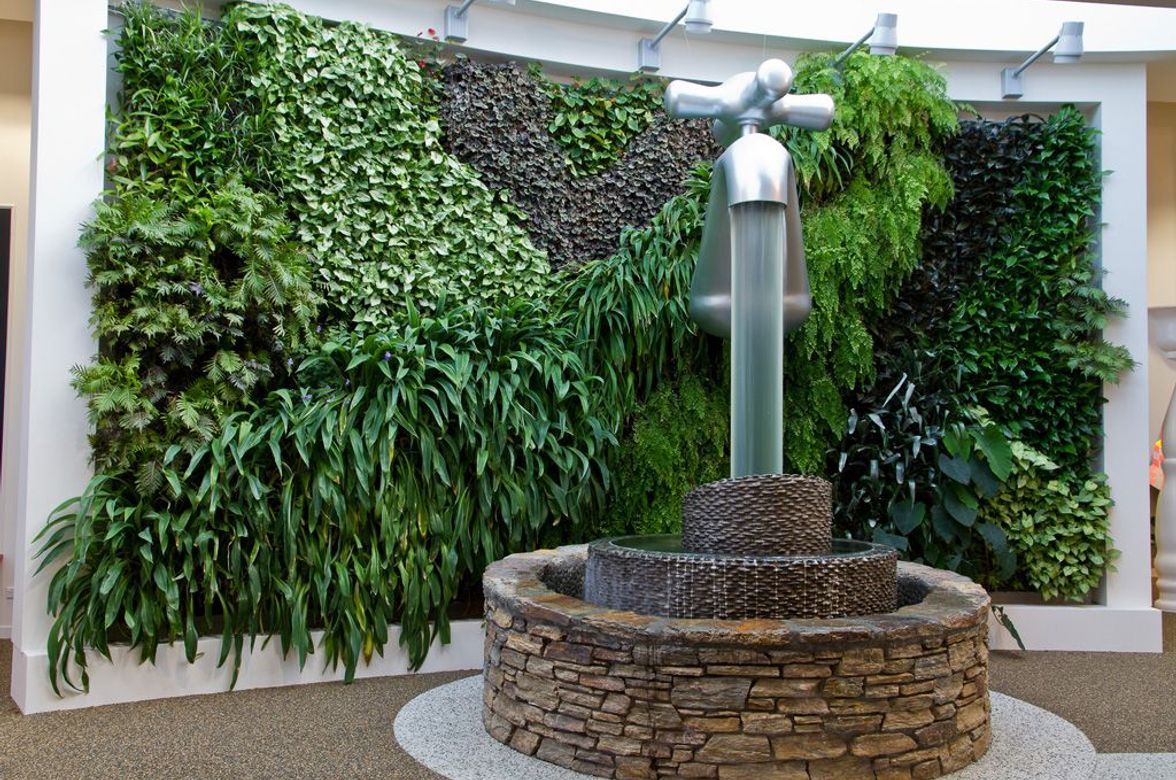 Puzzling World Green Wall