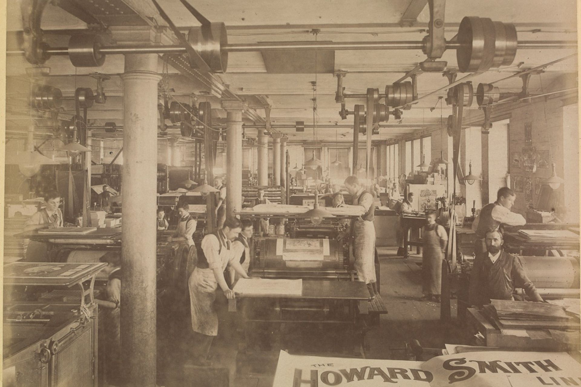 Sands &amp; McDougall Limited (1896) Composing Department. H84.460. Pictures Collection, State Library Victoria