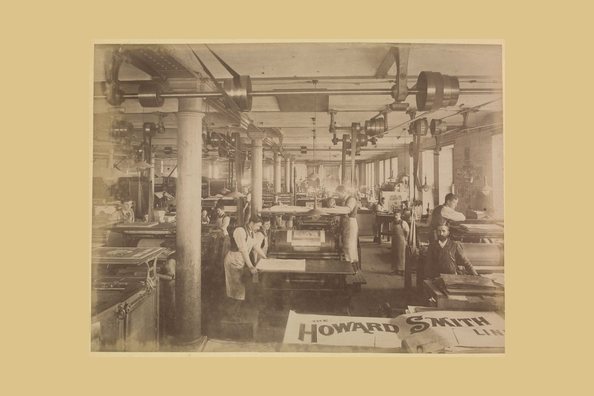 Sands &amp; McDougall Limited (1896) Composing Department. H84.460. Pictures Collection, State Library Victoria