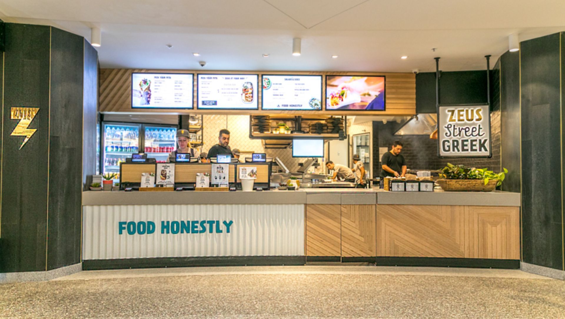 Zeus Street Greek banner