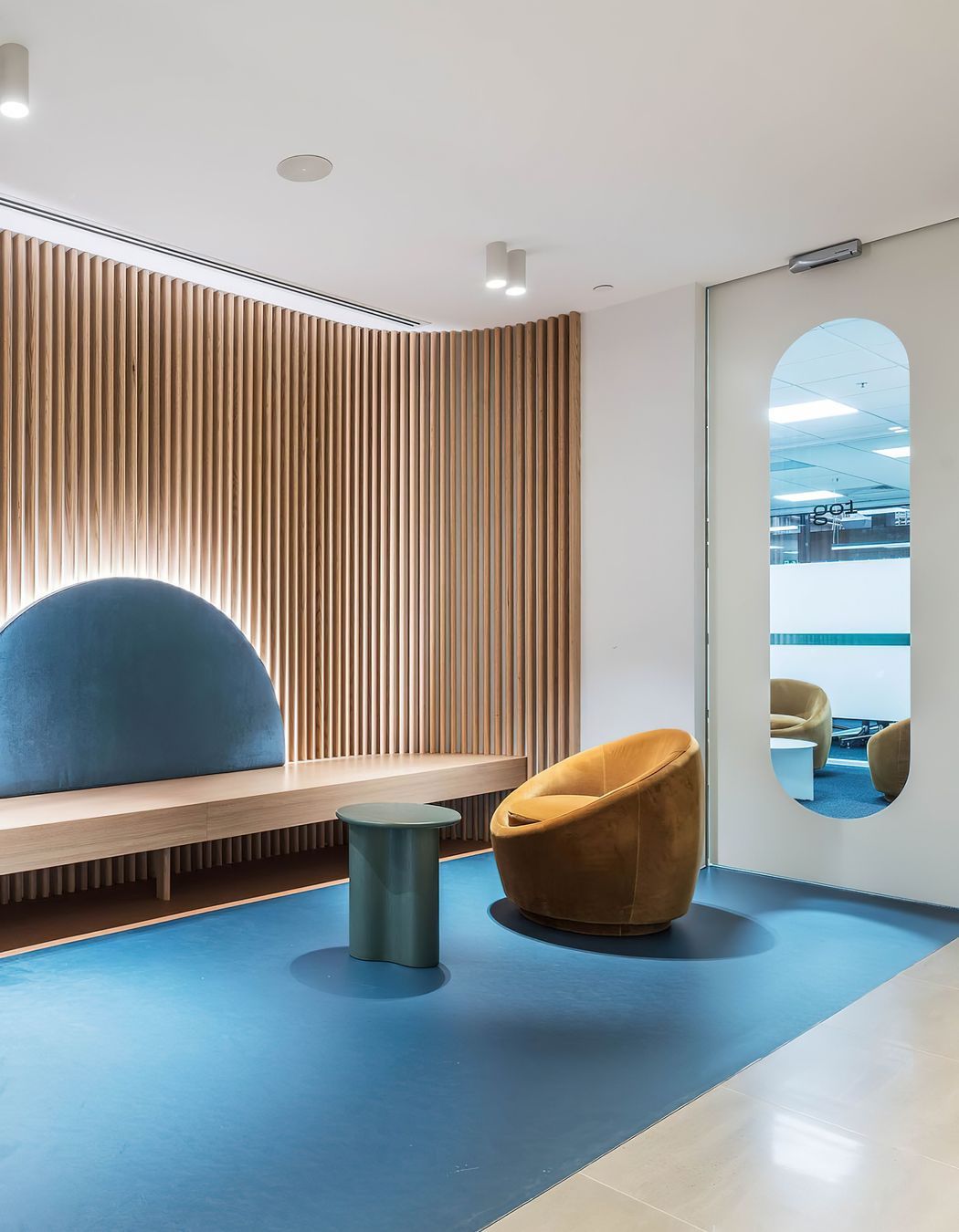 Artie Wave Side Table and Kennedy Globe Occasional Chair