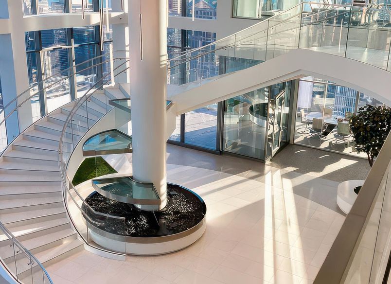 Chicago Skyscraper Staircase