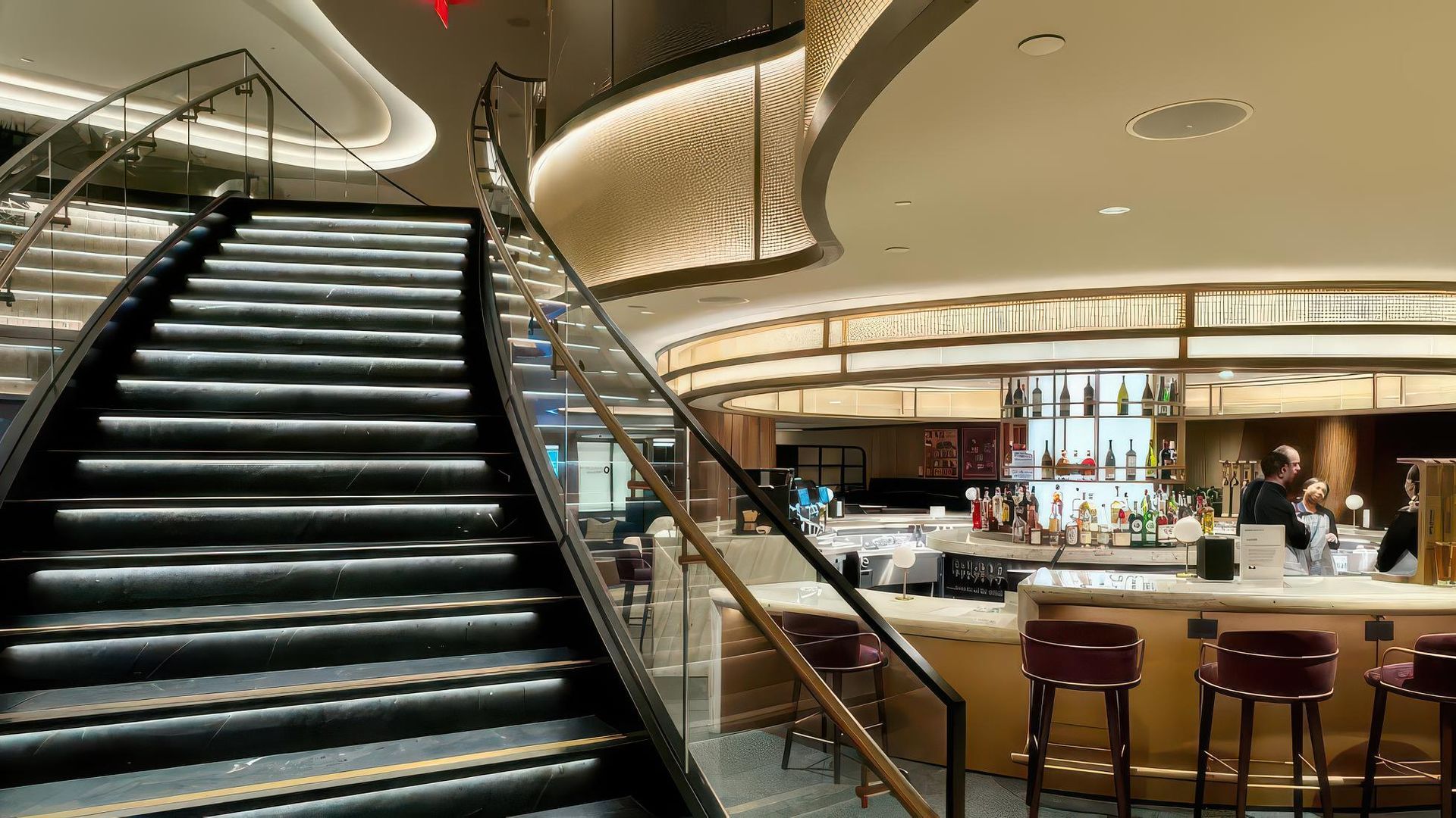 Sapphire Lounge - LaGuardia Airport video