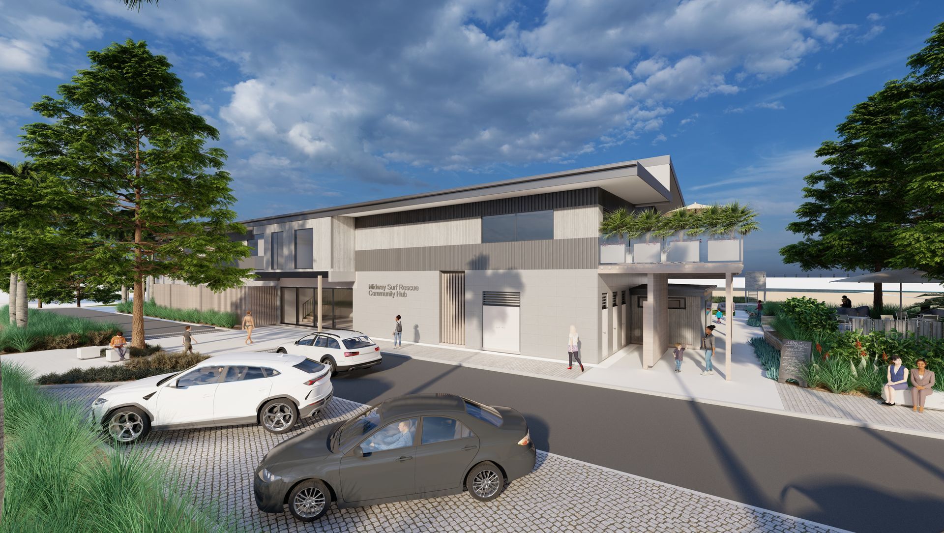 Midway Surf Lifesaving Club banner