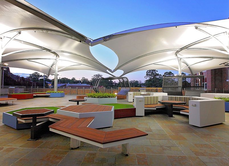 Knox Grammar School Rooftop Landscaping