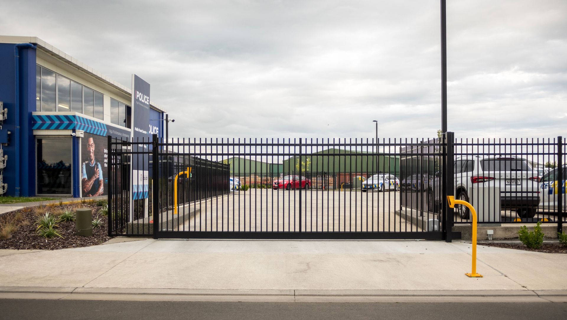 Rangiora Police Station Fencing and Automated Gate banner