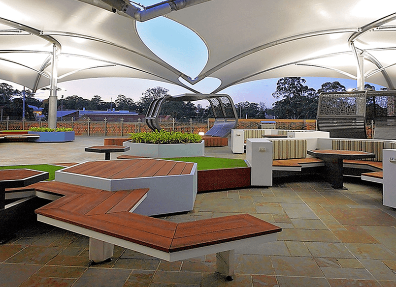 Knox Grammar School Rooftop Landscaping