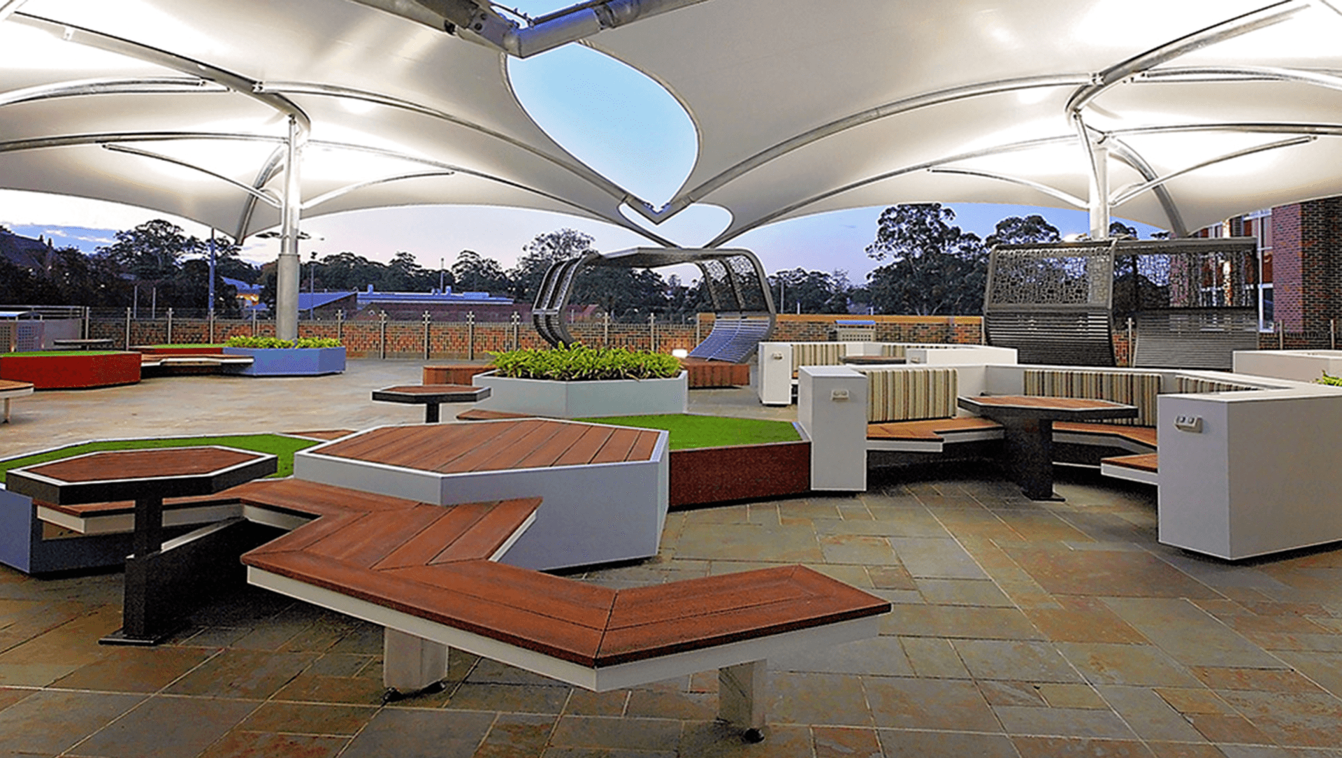 Knox Grammar School Rooftop Landscaping banner