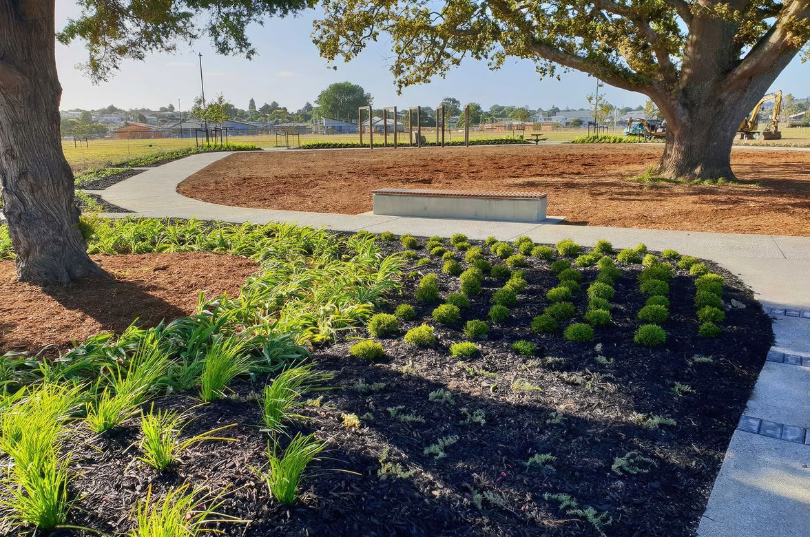 Waiata Shores landscaping and construction