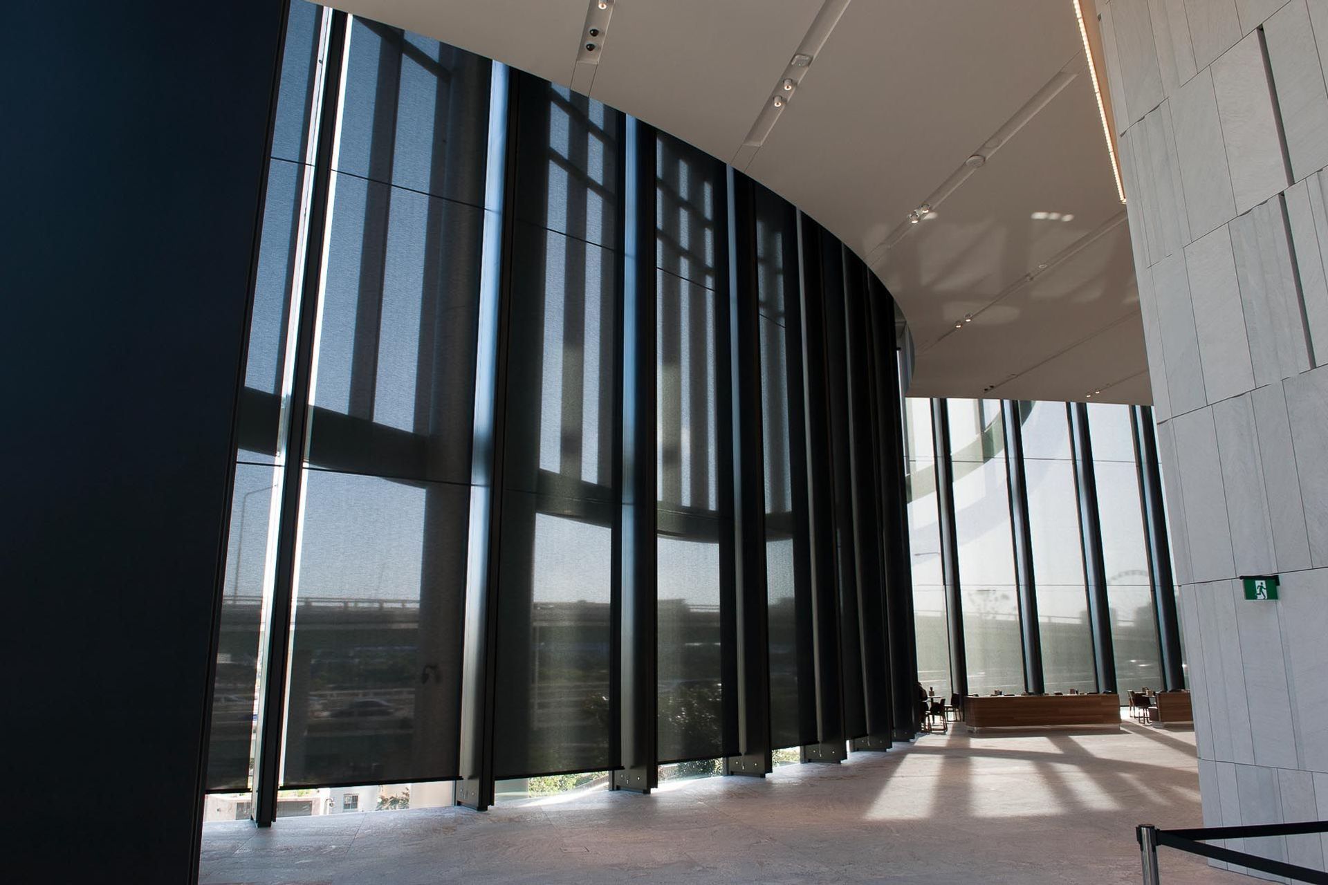 Vertilux-one-William-street-Brisbane-Euroscreen-Roller-Blind-Nero-Greenstar-1.jpg