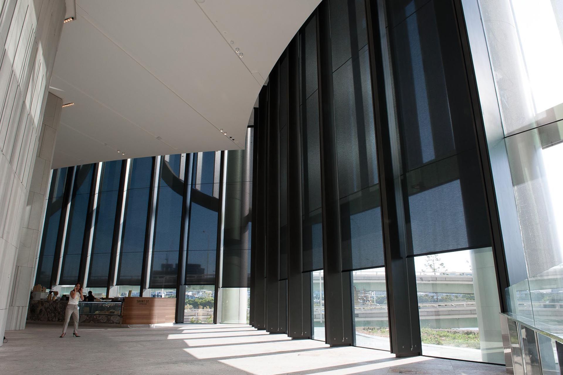 Vertilux-one-William-street-Brisbane-Euroscreen-Roller-Blind-Nero-Greenstar-10.jpg