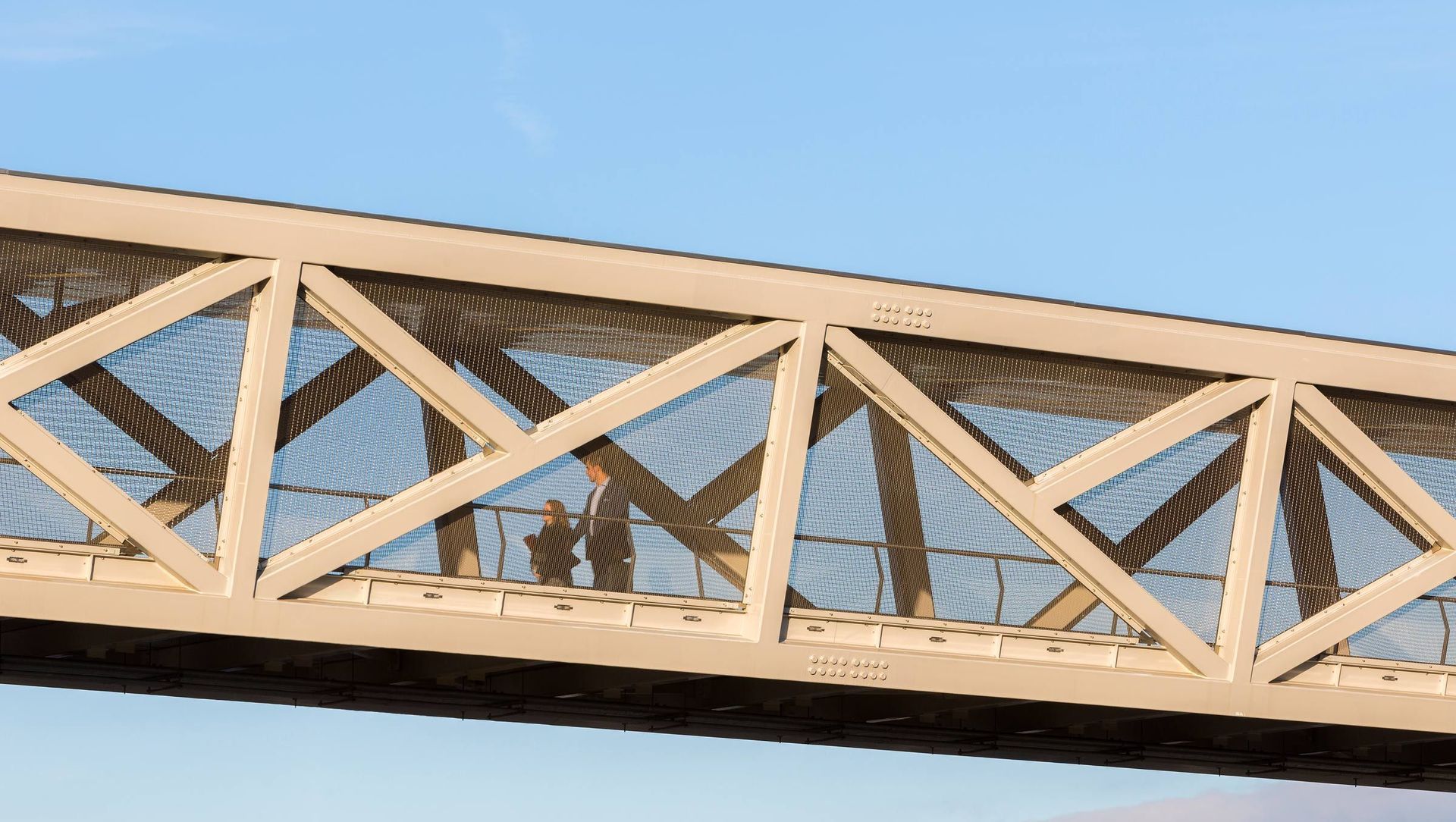 Metrorail Walkways with Wire Mesh Walls banner