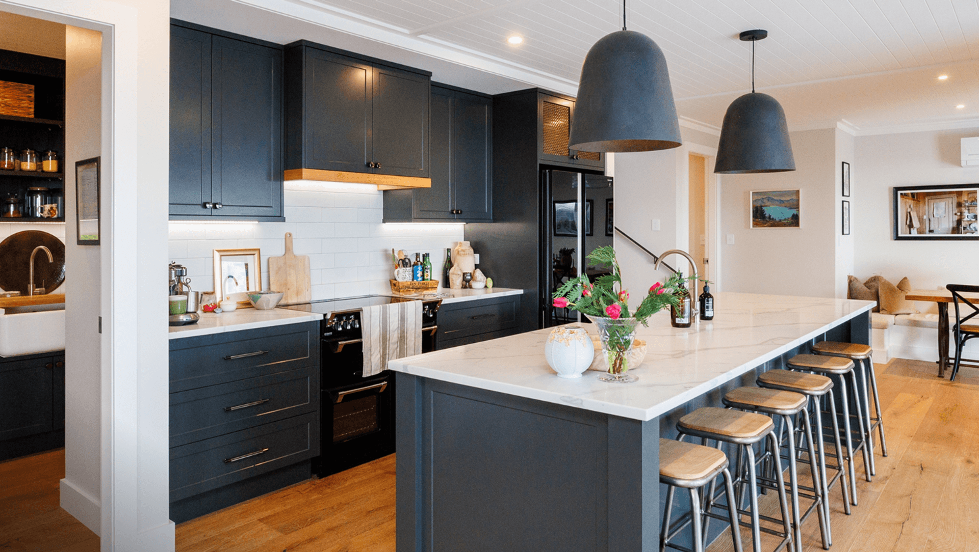 Customized Kitchen Joinery by JS Kitchens. Proudly supporting Mike Campbell Construction.