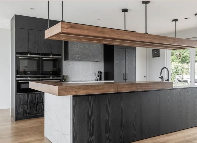 Feature Custom Timber Kitchen Pendant light