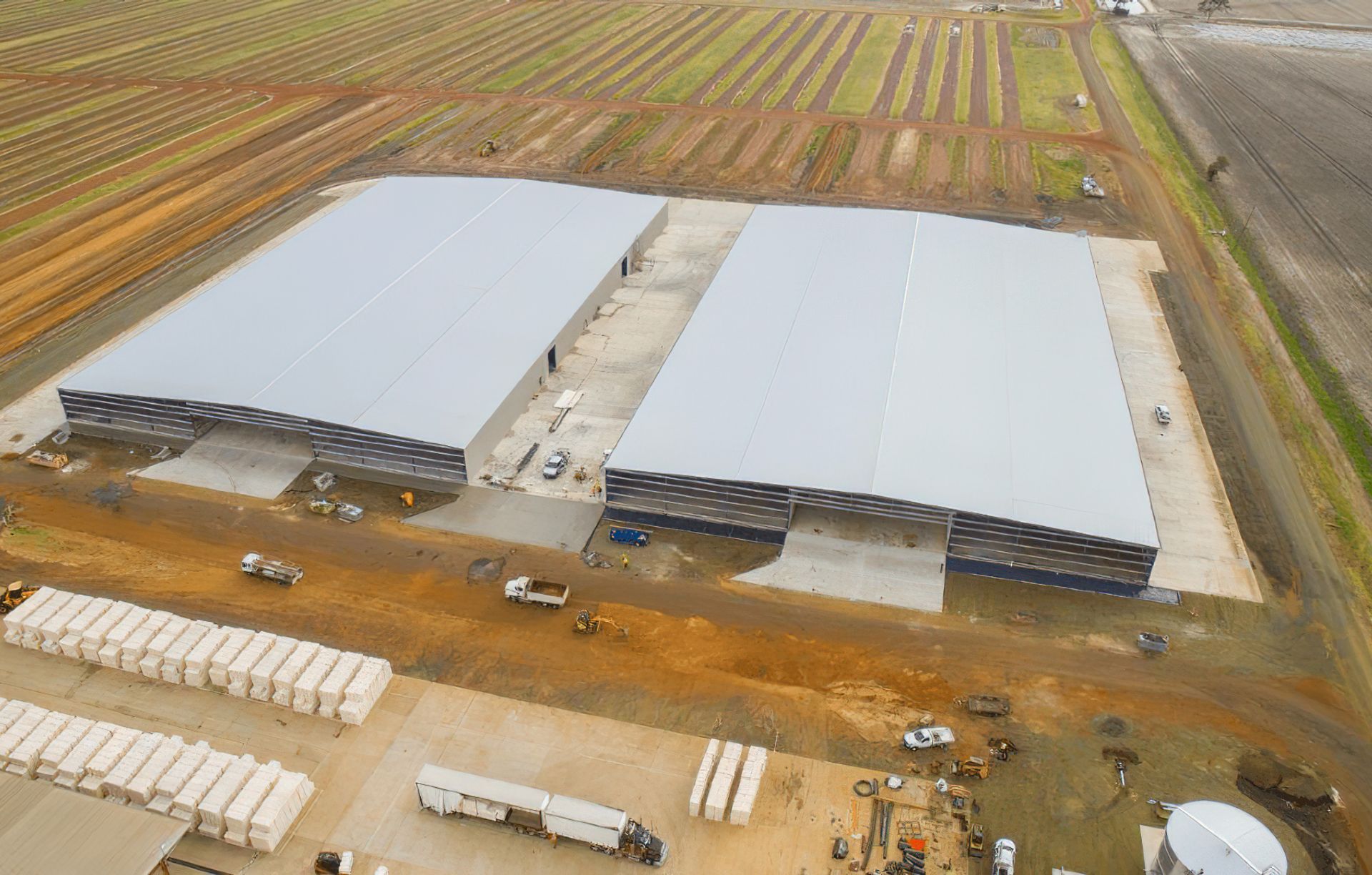 Queensland Cotton Dalby Gin Storage Sheds