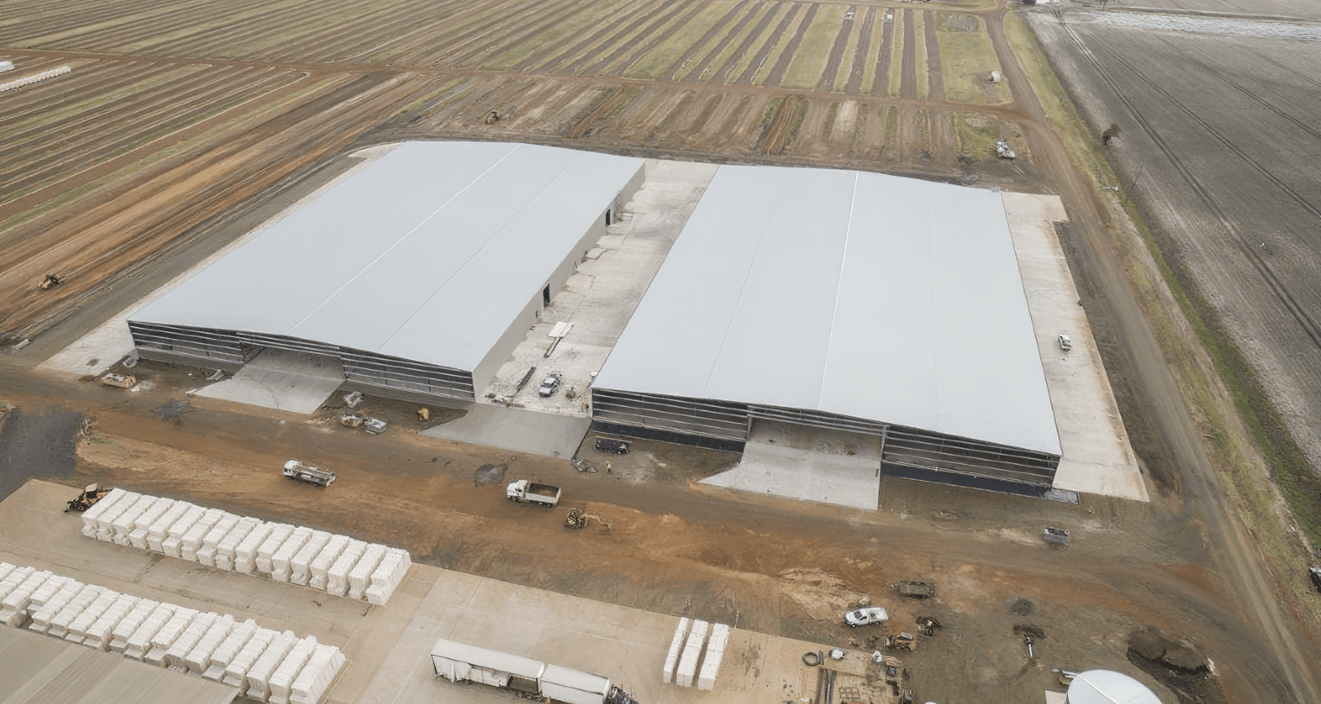 Queensland Cotton Dalby Gin Storage Sheds banner