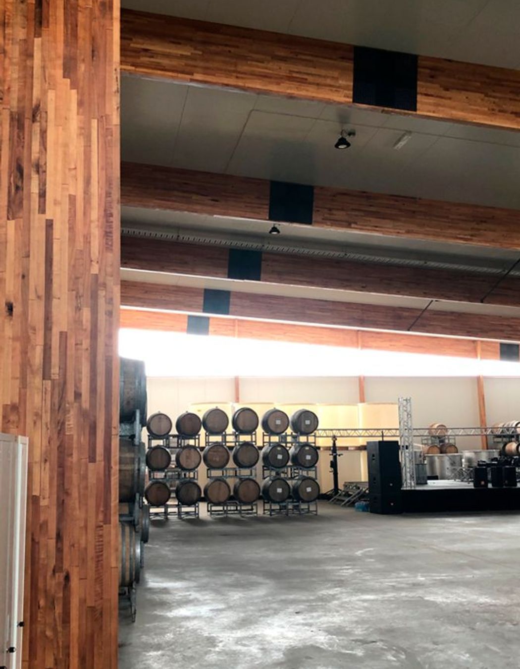 Linden Winery - Barrel Room