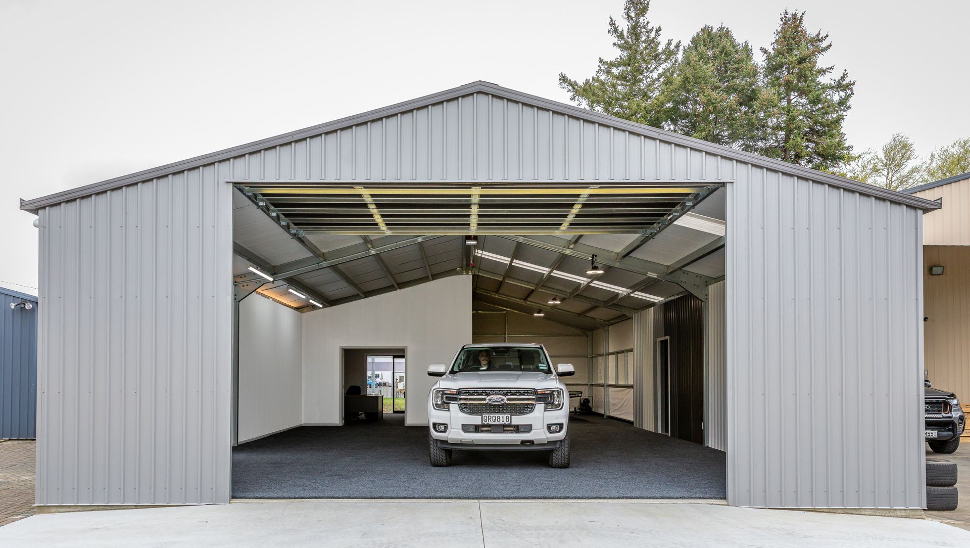 Strength Meets Style: 
How Totalspan Rotorua Elevated Their Showroom with Triboard TGV banner