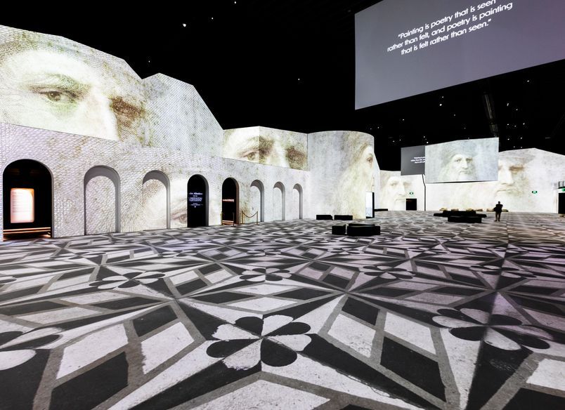 THE LUME Melbourne - Leonardo da Vinci