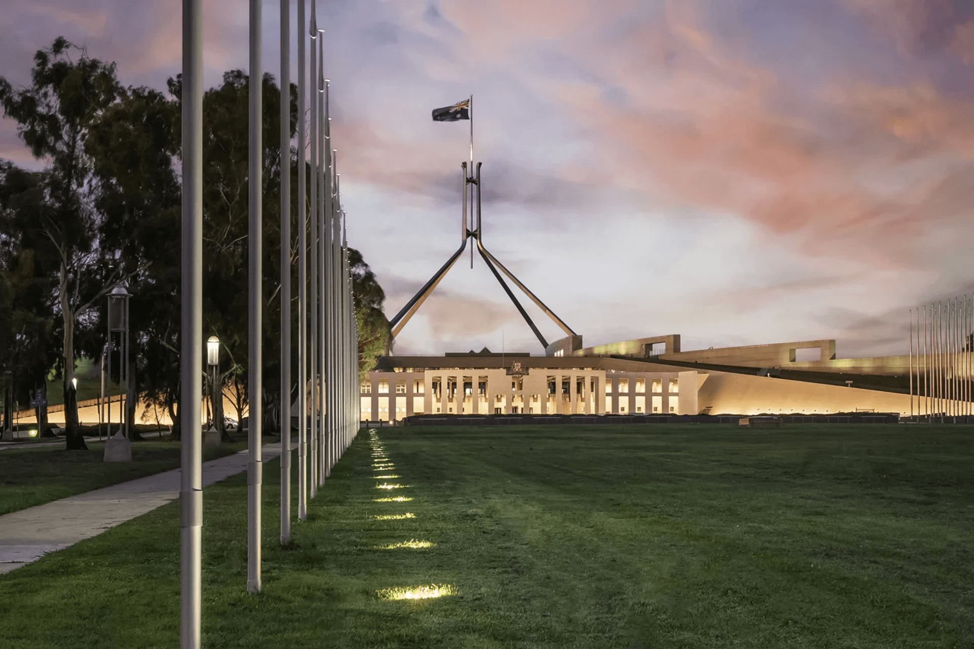 ACT Parliament House Flag Poles