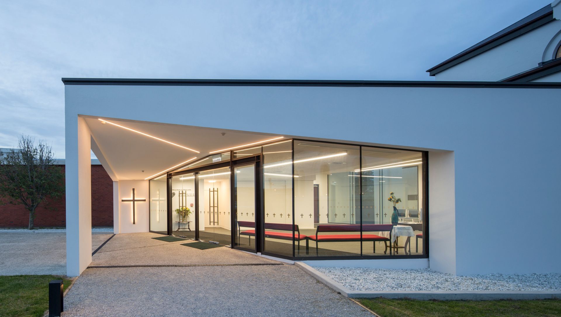 St Patrick's Basilica banner