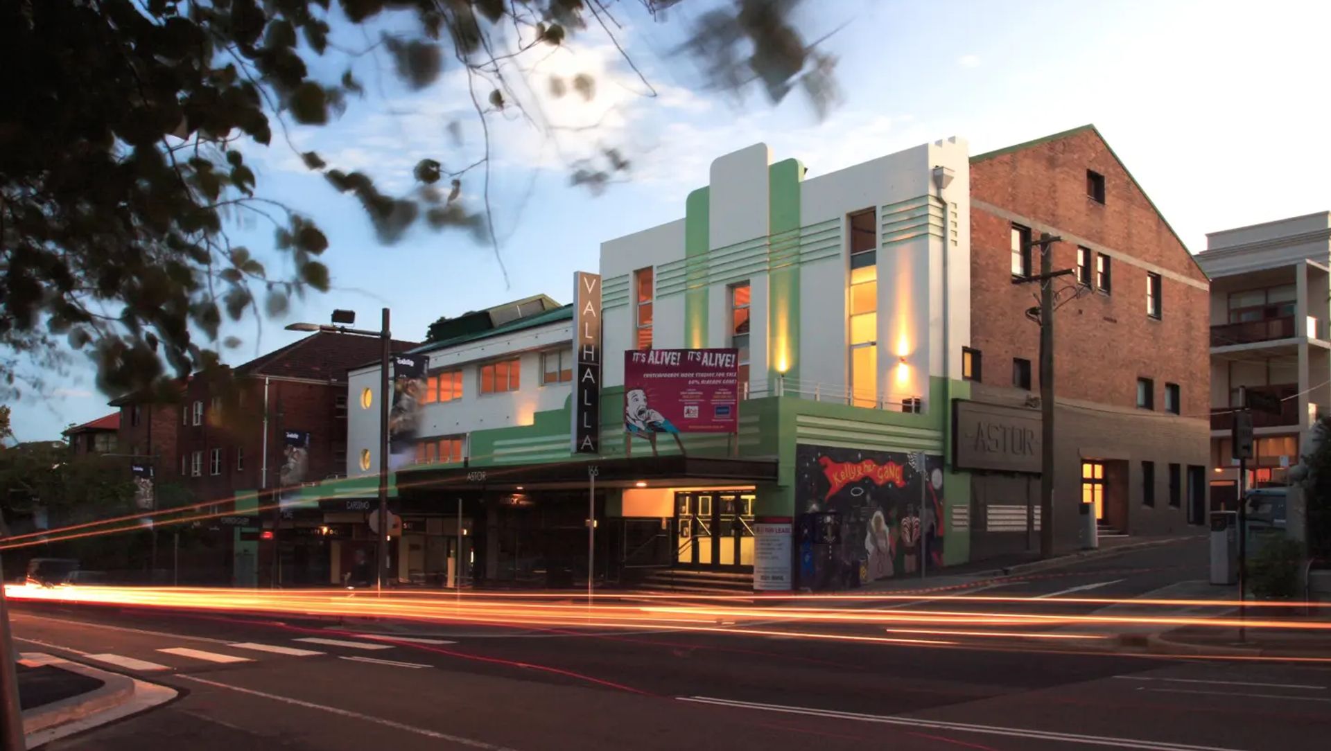 Valhalla Theatre banner