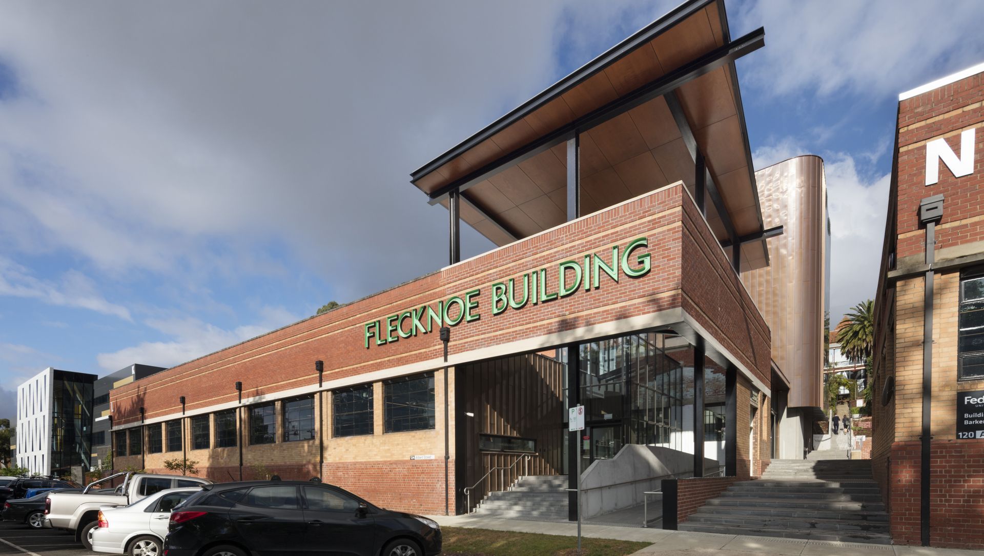 Flecknoe building banner