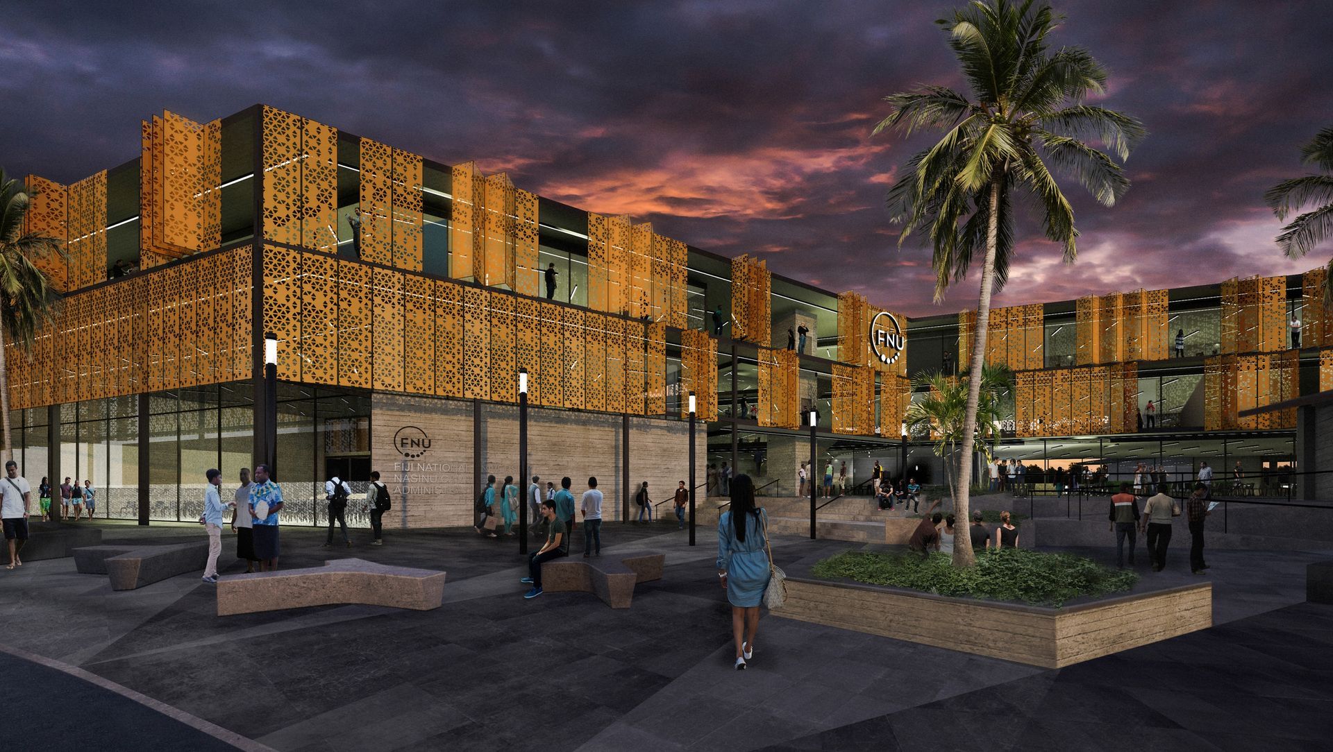 Fiji National University banner