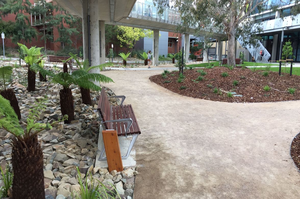 Deakin University Burwood Campus Central Courtyard