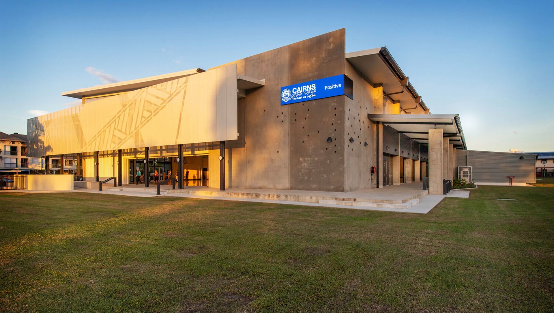 Cairns State High School  Multi-Purpose Hall banner