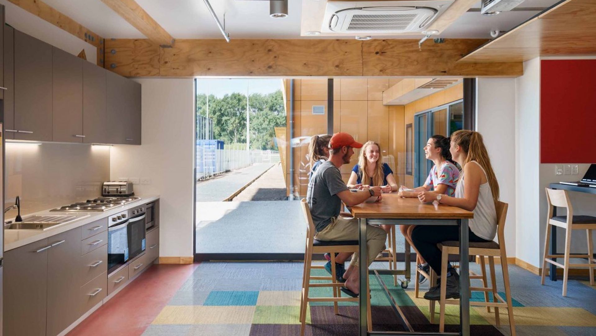 Te Pā Tauira, Otago Polytechnic Student Village banner