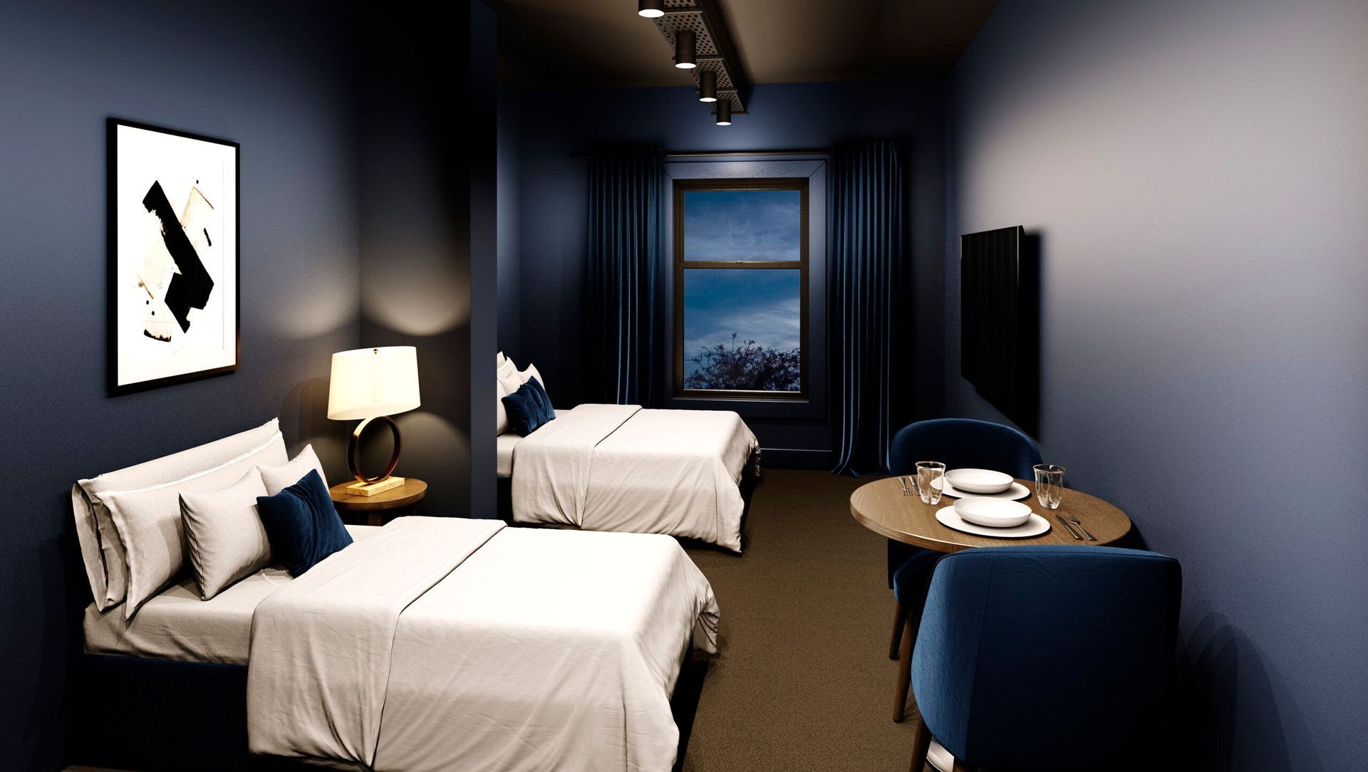 Abstract Hotel banner