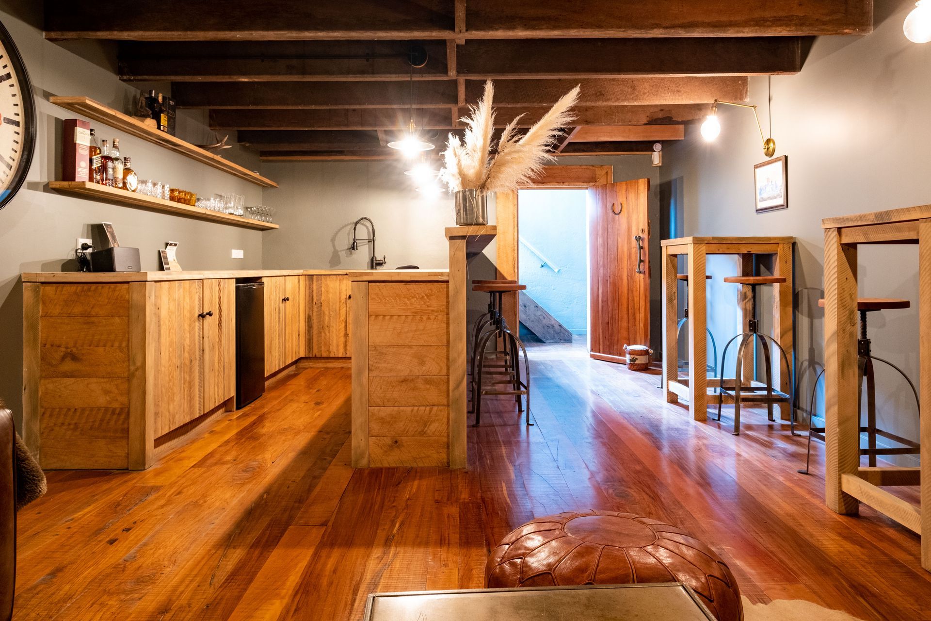 One-of-a-kind Whiskey Bar crafted by Park Hill Joinery