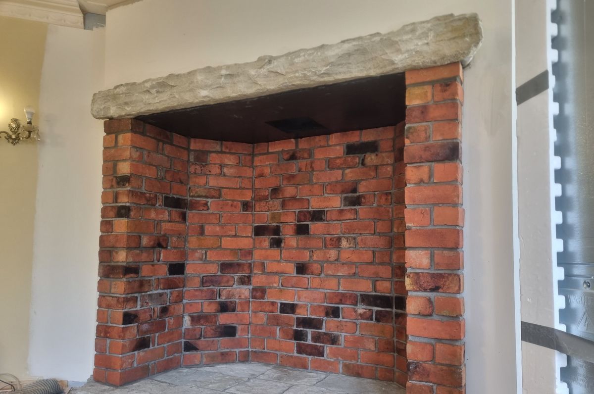 New fireplace