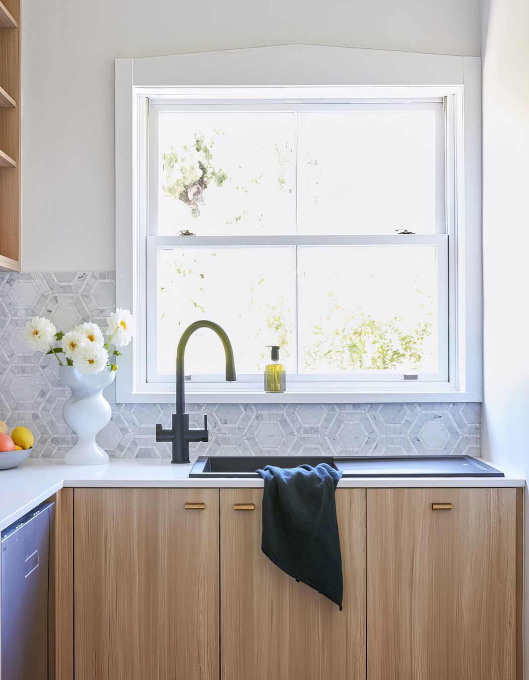Contemporary Kitchen Hidden Butlers Pantry