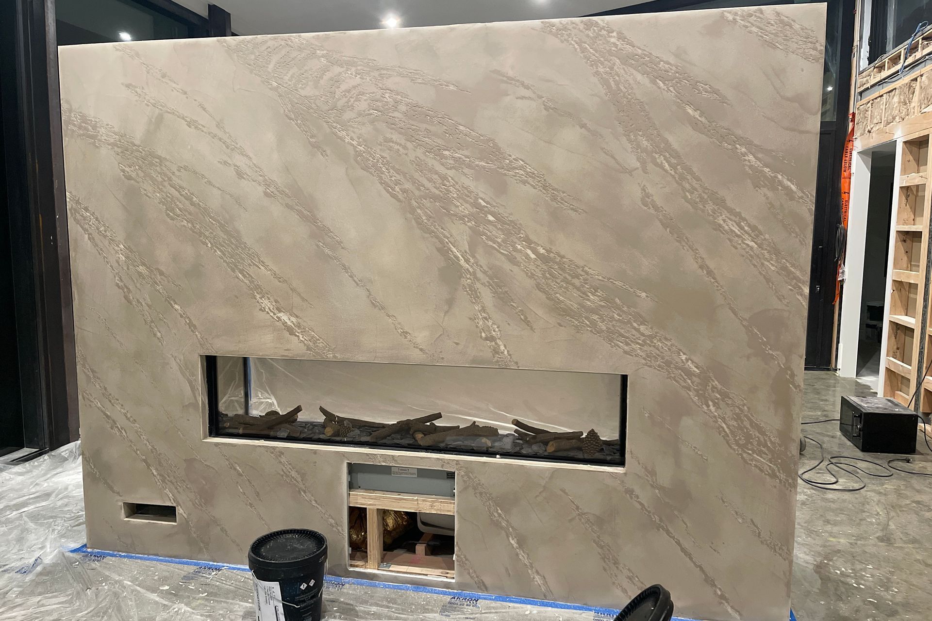 Fireplace, Split Stone