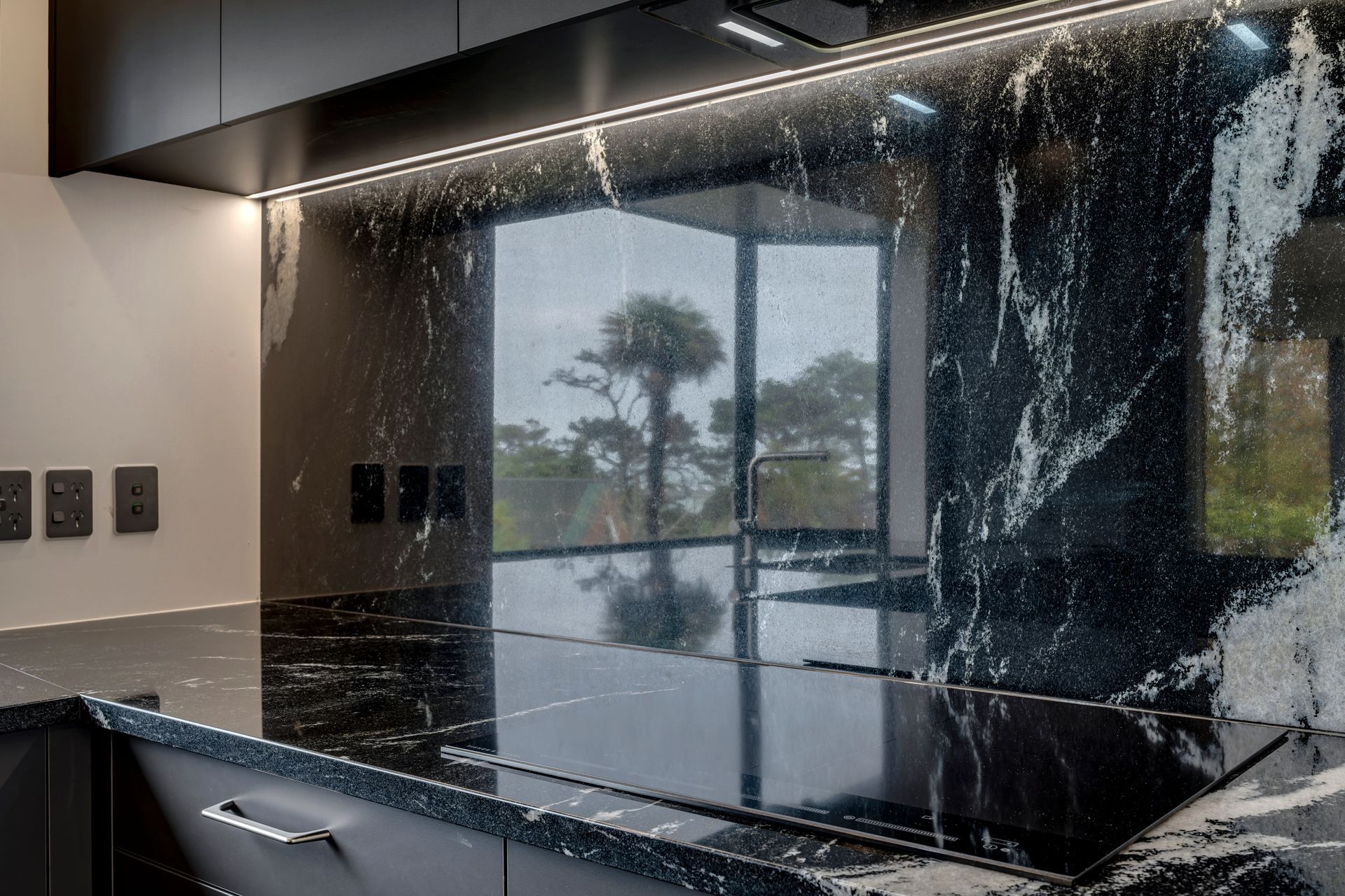 Natural veining, honed finish, and edge profiles chosen with care.