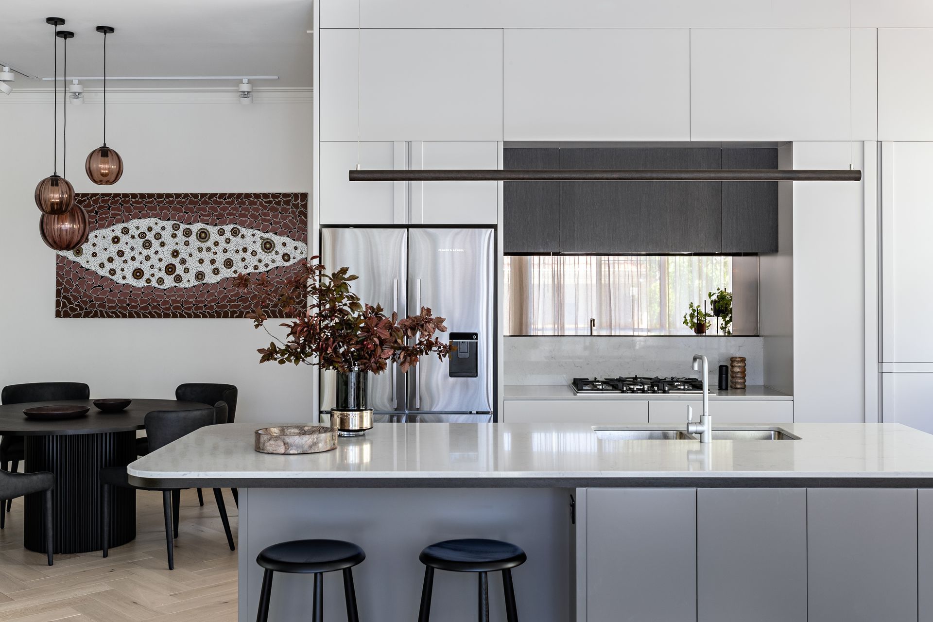 Kitchen and Dining Room closely connected