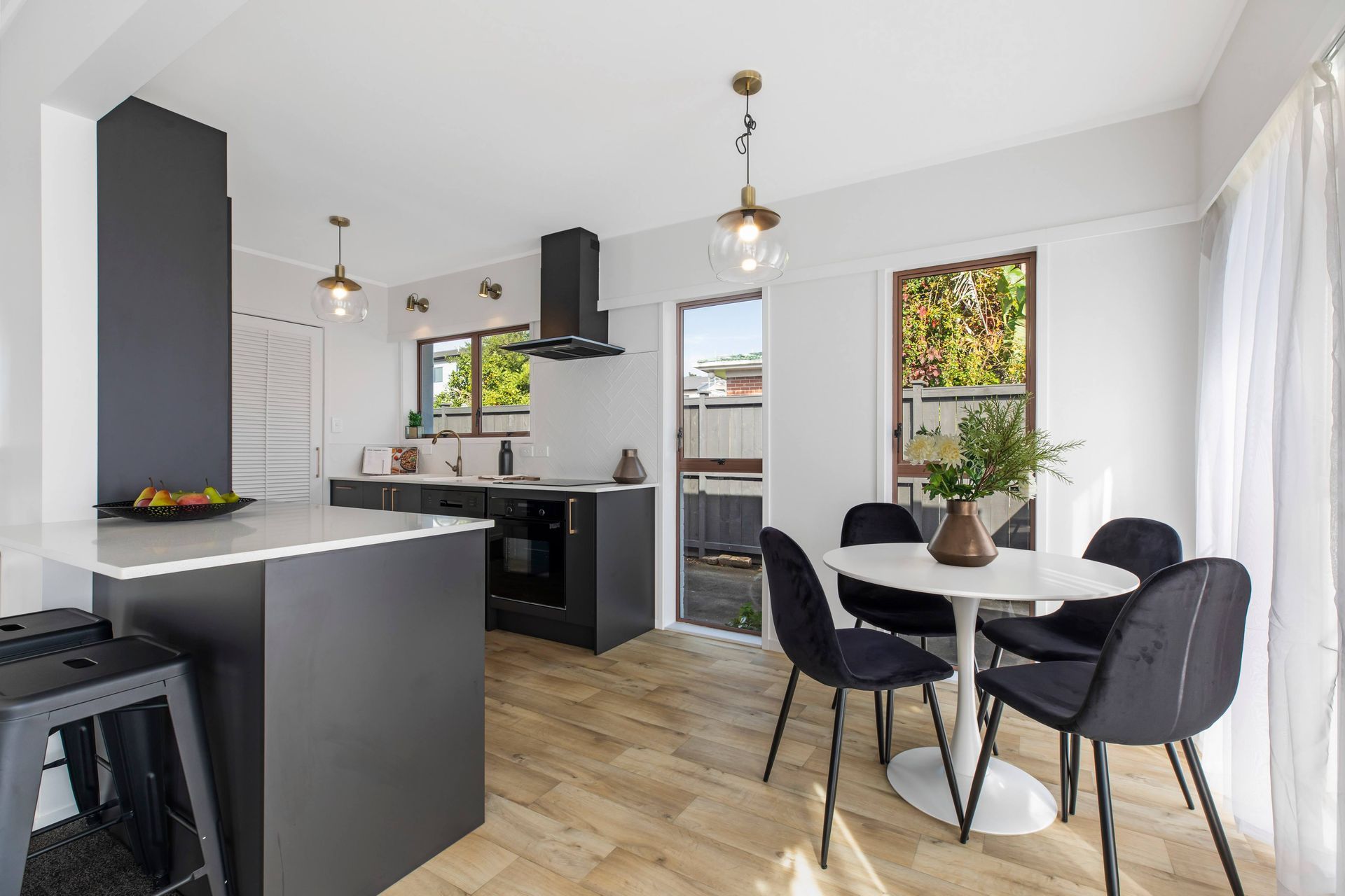 Kitchen Dining - Modern Kitchen and fittings with beautiful flooring