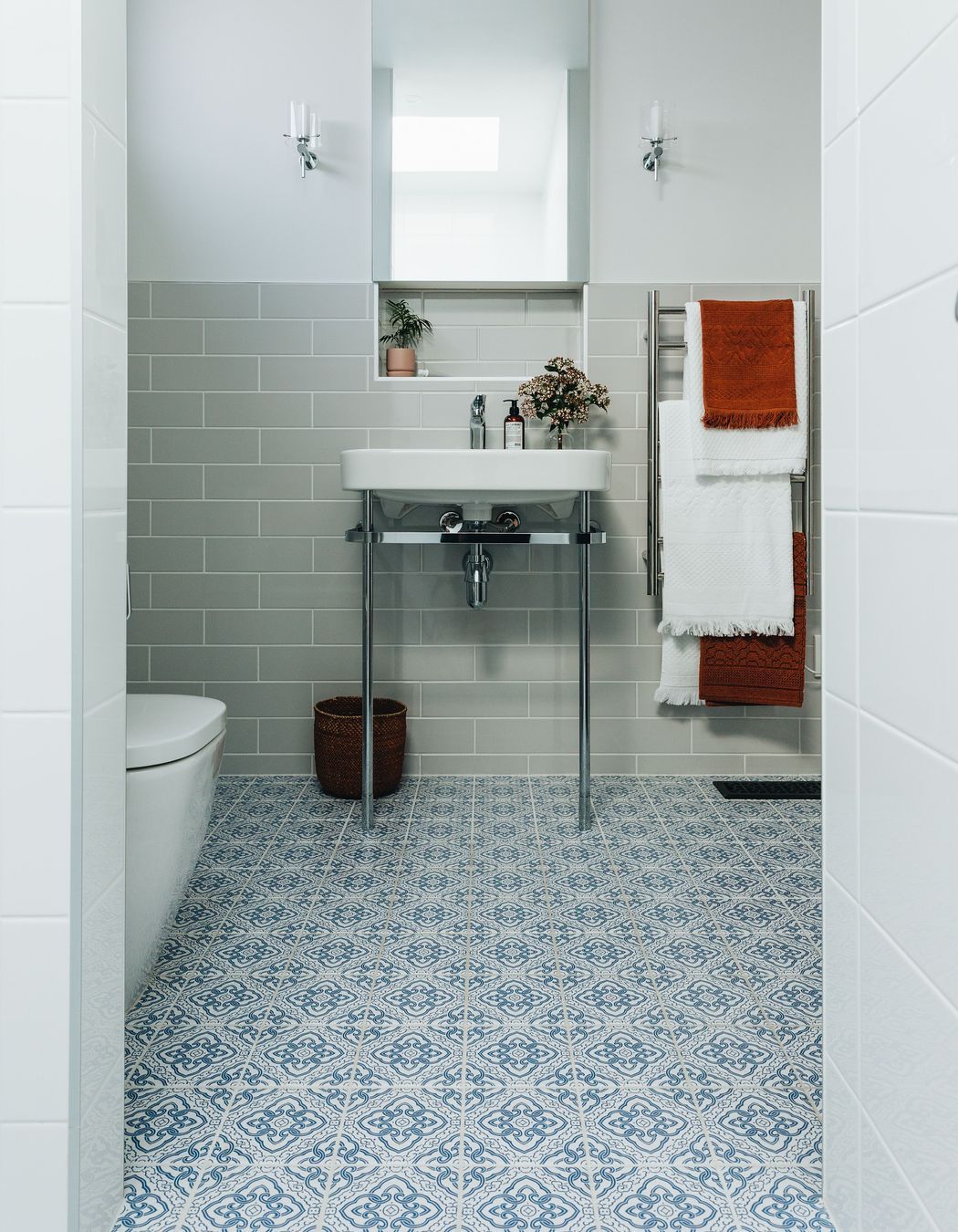 Eastbourne Blue Bathroom