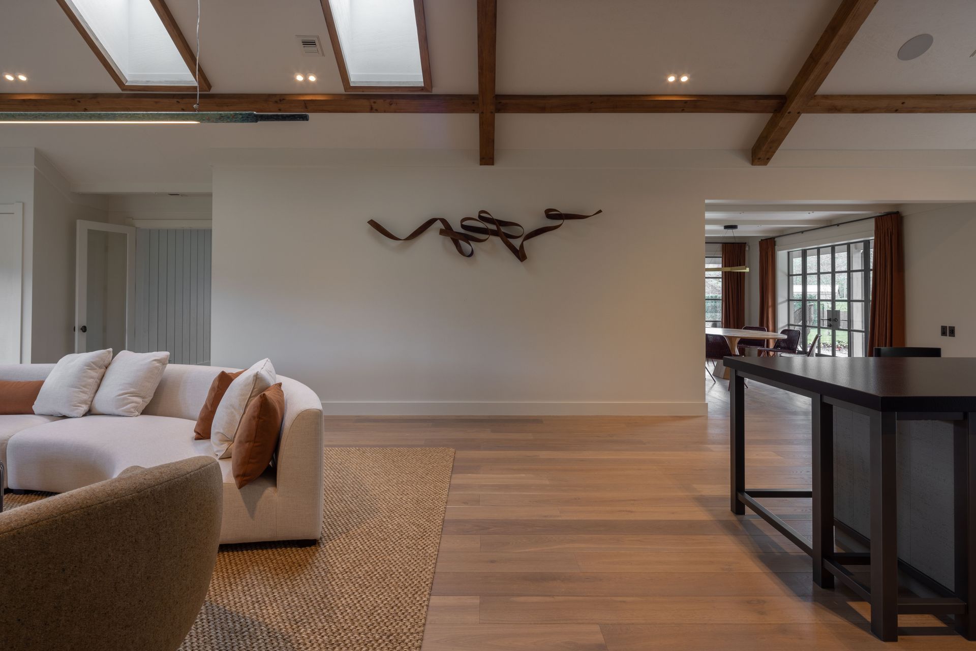 Smoked Timber Plank Flooring