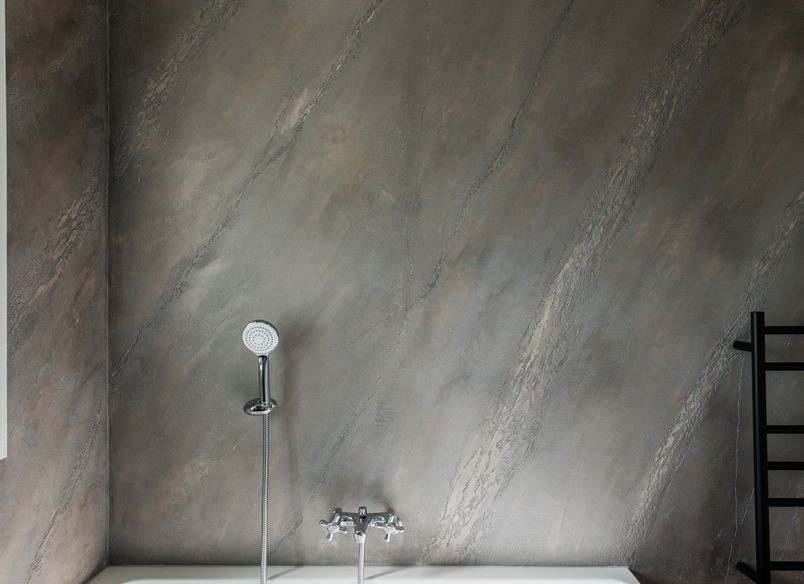 Split Stone Serenity - A Captivating Bathroom Transformation