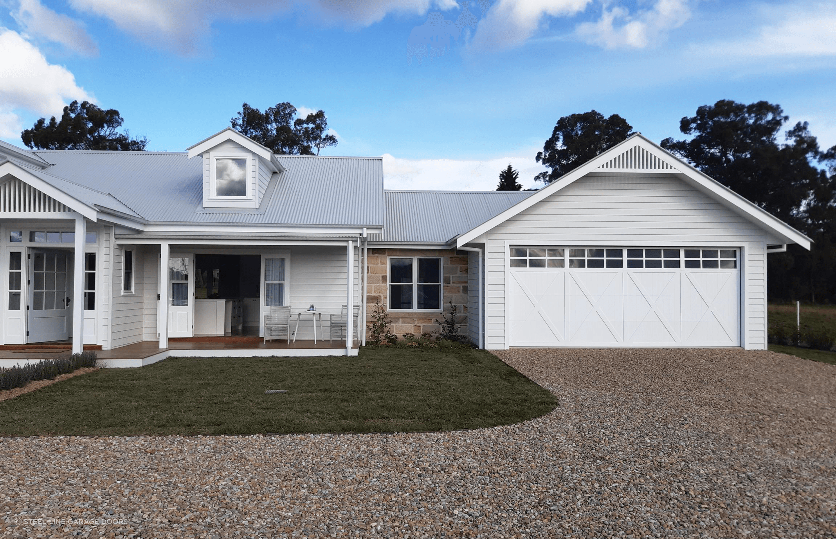 Barn Style Newcastle by SteelLine Garage Doors ArchiPro AU